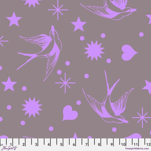 Tula Pink - Neon True Colors - Neon Fairy Flakes - Mystic
